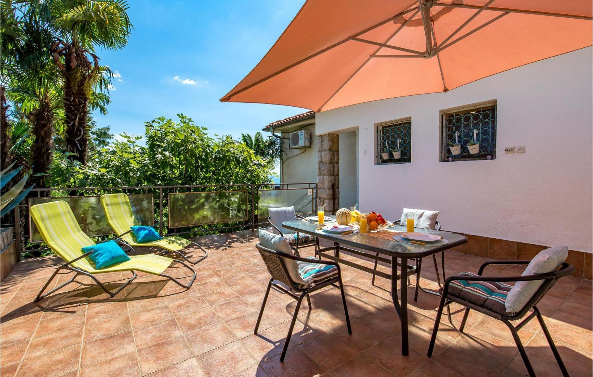 Nice Home In Opatija With Kitchen Eksteriør billede